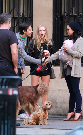 Amanda Seyfried, Justin Long, Alec Baldwin, Hilaria Thomas Amanda Seyfried, Justin Long, Alec Baldwin, Hilaria Thomas